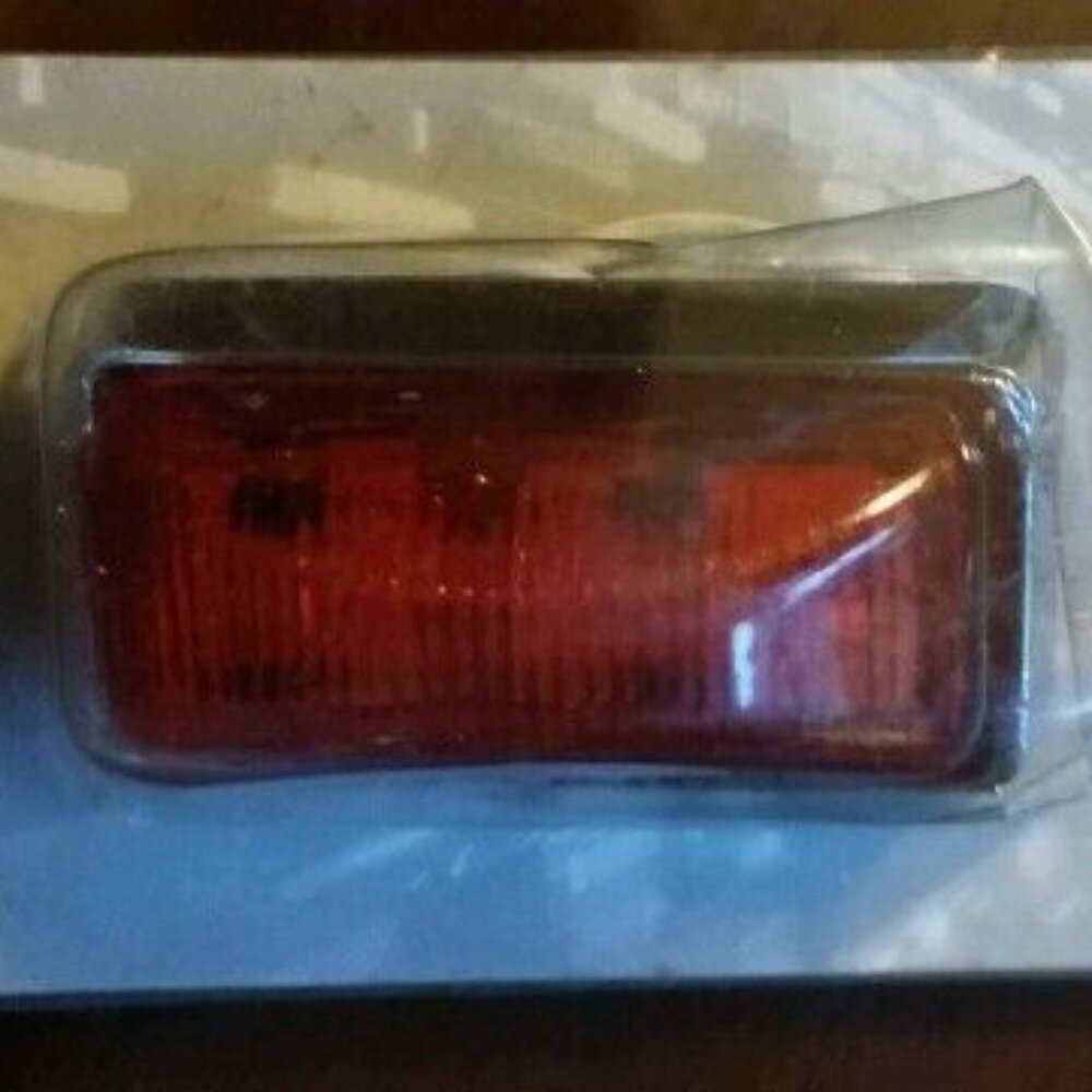 New Blazer C586R 2 inch LED mini marker light red chrome 12 volt truck RV camper